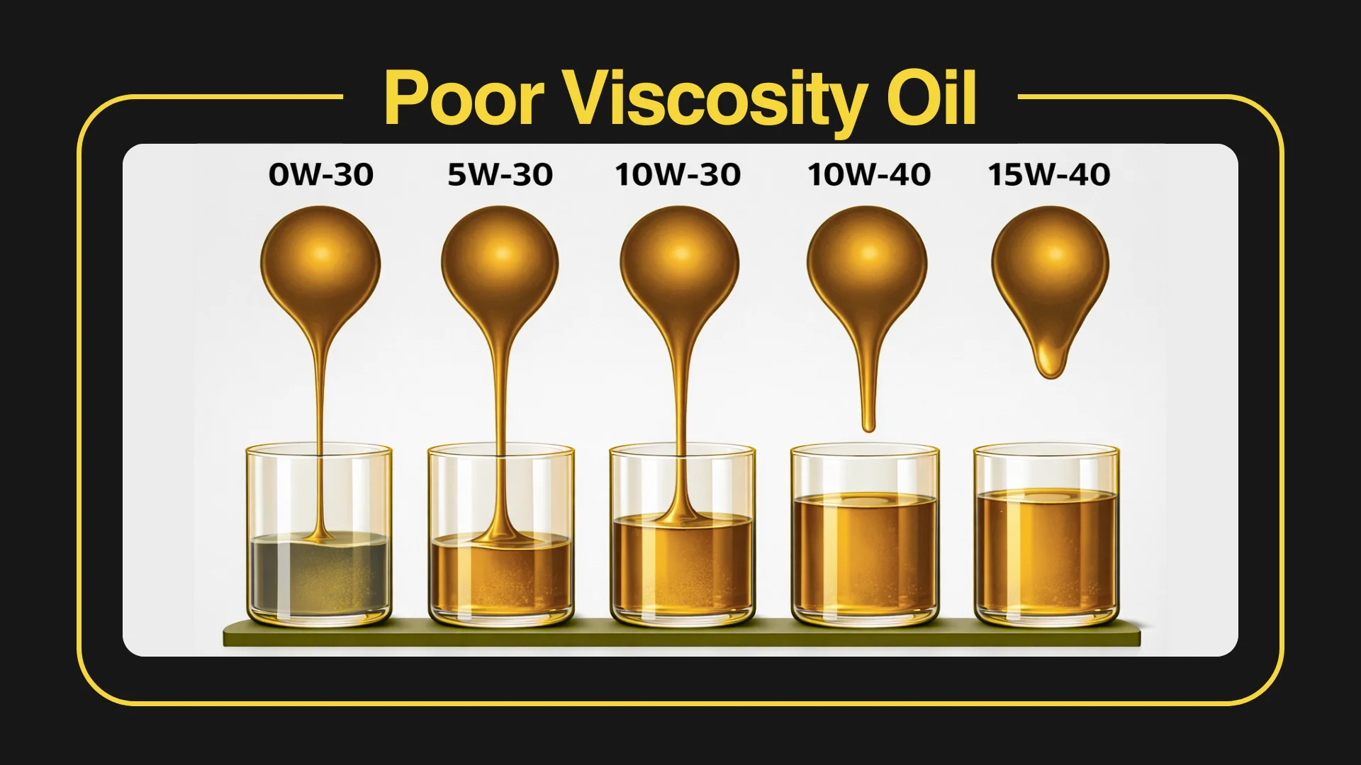 Poor Viscosity Oil